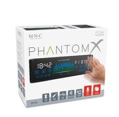 M.N.C. Avtoradio PhantomX 1 DIN 4 x 50W bluetooth/MP3/AUX/USB z glasovnim upravljanjem ter upravljanjem s kretnjami