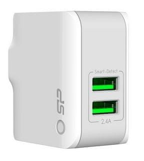 Silicon Power Potovalni polnilec BOOST do 2,4A