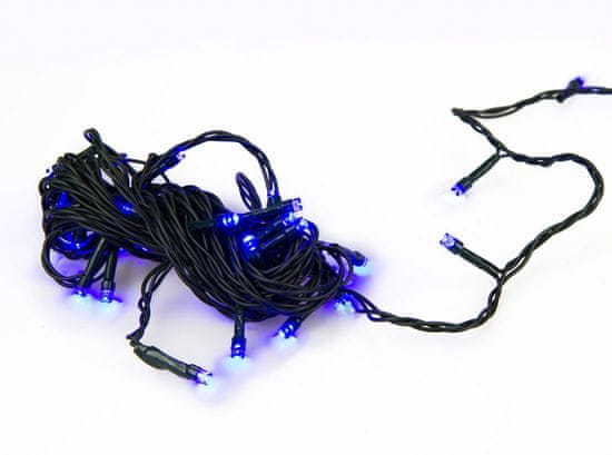 Zaparevrov LED zunanja razsvetljava, modra, 15 m, 100 diod