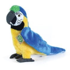 Zaparevrov plišast papagaj modre in rumene barve Ara Ararauna, 24 cm