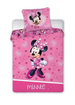 Faro Posteljnina za otroško posteljico Minnie hearts Bombaž, 100/135, 40/60 cm