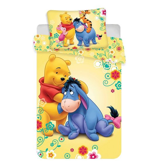 Jerry Fabrics Posteljnina za otroško posteljico Winnie the Pooh baby 100/135, 40/60