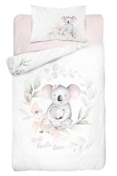 Zaparevrov Prevleka za otroško posteljico iz bambusa Koala Love Bombaž, bambus, 100/135, 40/60 cm