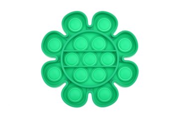 Zaparevrov Antistresna igrača Fidget Pop It, cvet, zelena, OEM