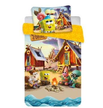 Jerry Fabrics JERRY FABRICS Sponge Bob posteljnina za otroško posteljico Bombaž, 100/135, 40/60 cm