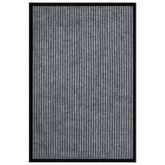 Vidaxl Predpražnik črtast siv 80x120 cm