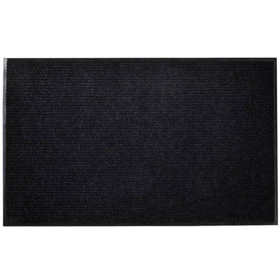 Greatstore PVC Predpražnik Črne Barve 120 x 180 cm