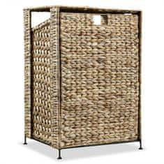 Greatstore Košara za perilo 44x34x64 cm vodna hijacinta