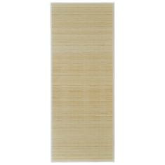 Vidaxl Preproga iz bambusa 100x160 cm naravne barve
