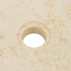 Vidaxl Umivalnik 40x12 cm marmor krem