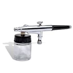 Vidaxl Airbrush set s steklenim kozarcem 0,2 / 0,3 / 0,5 mm šobe