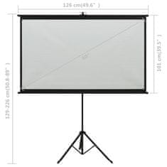 Vidaxl Projekcijsko platno s trinožnim stojalom 60" 4:3