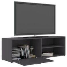 Vidaxl TV omarica siva 120x34x37 cm iverna plošča