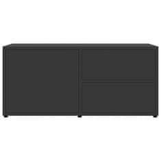 Vidaxl TV omarica siva 80x34x36 cm iverna plošča