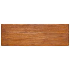 Vidaxl Stenska TV omarica 180x30x30 cm trdna tikovina