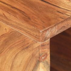 Greatstore Stensko stojalo za kolo 35x25x25 cm trden akacijev les