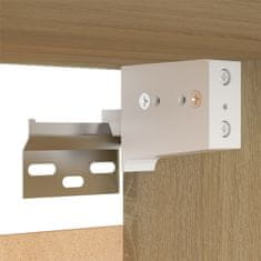 Vidaxl Stenska TV omarica sonoma hrast 30,5x30x30 cm