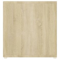 Vidaxl TV omarica 2 kosa sonoma hrast 107x35x37 cm iverna plošča