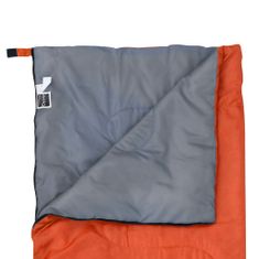 Greatstore Lahka otroška spalna vreča, pravokotna, oranžna, 670 g, 15°C