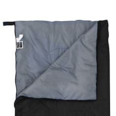 Greatstore Lahka otroška spalna vreča, pravokotna, črna, 670 g, 15°C