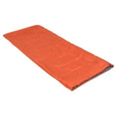 Vidaxl Lahka otroška spalna vreča, pravokotna, oranžna, 670 g, 15°C