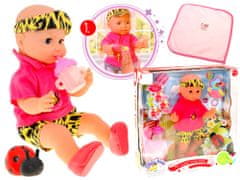 JOKOMISIADA Baby doll cuddles responses to movement speaks ZA1402