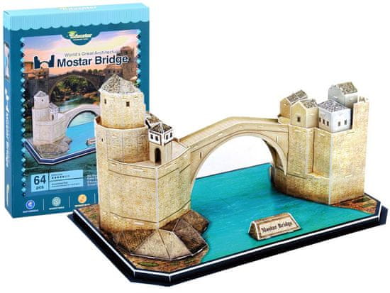 JOKOMISIADA 3D sestavljanka Stari most v Mostarju 64 kosov ZA2900-206-ZA2900