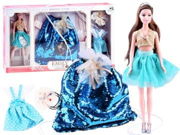 JOKOMISIADA Emily model lutka + nahrbtnik z bleščicami ZA3542