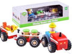 JOKOMISIADA Traktor s prikolico leseni Kmečka železnica ZA3566