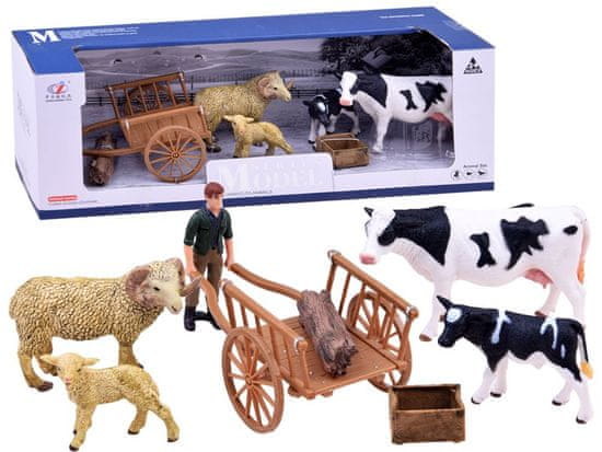 JOKOMISIADA Set figuric živali s kmetije Krava ZA2606