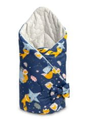 Sensillo Spalna vreča za dojenčke VELVET BEDROOM VELVET BLUE FRIENDS 75x75