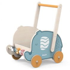 Viga Toys Leseni voziček 2-v-1 Slon