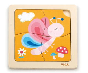 Viga Viga 50136 Puzzle na podlagi – metuljček