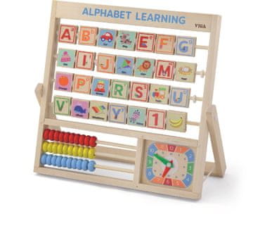 shumee Viga 50033 Tabla 3v1 Učenje abecede, ure, štetje