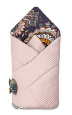 Sensillo Spalna vreča za dojenčke vafljarski stožec BOHO BRUCE Pink 75x75