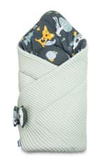 Sensillo Spalna vreča za dojenčke vafljarski stožec gozdna jasa meta 75x75