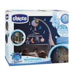 Chicco CHICCO Vrtiljak nad otroško posteljico Next2Dreams modra 0 m +