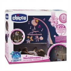 Chicco CHICCO vrtiljak nad otroško posteljico Next2Dreams roza 0 m +