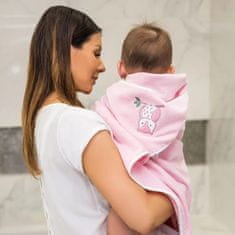 BABY ONO BABY-ONO Brisača za brisače Velur 100x100, roza