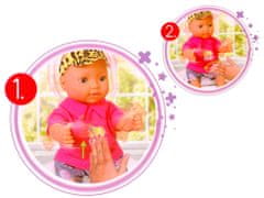 JOKOMISIADA Baby doll cuddles responses to movement speaks ZA1402