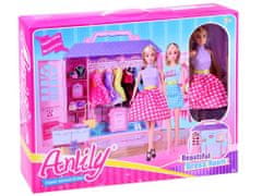 JOKOMISIADA Anlily Doll House Garderobna omara Oblačila Za2228