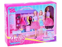 JOKOMISIADA Anlily Doll House Garderobna omara Oblačila Za2228