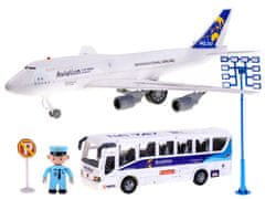 JOKOMISIADA Huge Plane Bus Light Sound Set Za1790