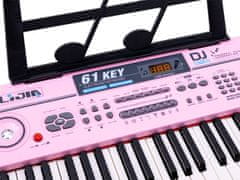 JOKOMISIADA Organy Tipkovnica + mikrofon 61keyboard 328-06 IN0082