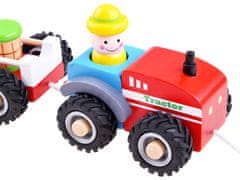 JOKOMISIADA Traktor s prikolico leseni Kmečka železnica ZA3566