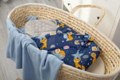 Sensillo Spalna vreča za dojenčke VELVET BEDROOM VELVET BLUE FRIENDS 75x75