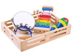JOKOMISIADA Set lesenih instrumentov 4v1 igrača IN0134