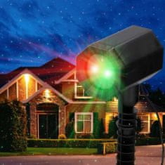 Grundig Zeleno rdeči laserski projektor za osvetlitev stavbe – lučke