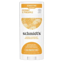 Schmidt’s Sensitiv e Coconut Pineapple (Deo Stick) Deodorantna (Deo Stick) za občutljivo kožo 58 ml