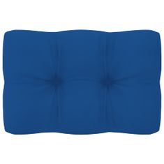 Vidaxl Blazine za kavč iz palet 2 kosa kraljevsko modre